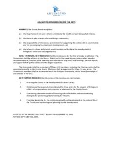 Microsoft Word - Arlington Commmission for the Arts Charge revised September[removed]docx