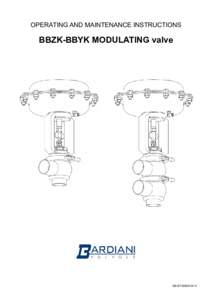 OPERATING AND MAINTENANCE INSTRUCTIONS  BBZK-BBYK MODULATING valve GB-IST-BBZK-0413