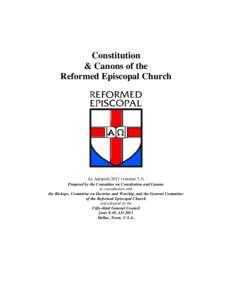 Christianity in Canada / Episcopal Church in the United States of America / Anglican realignment / Anglo-Catholicism / Anglican Church in North America / Episcopal Church / Bishop / Synod / Church of England / Christianity / Christian theology / Christianity in the United States