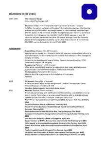 Microsoft Word - Resume Boudewijn sept 2013.docx