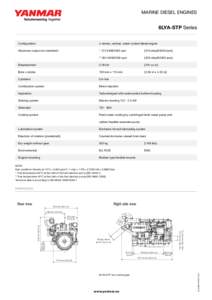 MARINE DIESEL ENGINES  MARINE DIESEL ENGINES 6LYA-STP Series