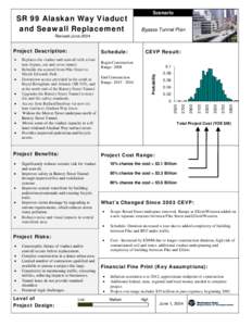 SR 99 Alaskan Way Viaduct and Seawall Replacement Scenario Bypass Tunnel Plan