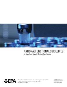 National Functional Guidelines for Superfund Organic Methods Data Review