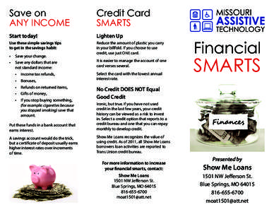 Save on ANY INCOME Credit Card SMARTS