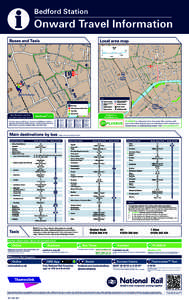 i  Bedford Station Onward Travel Information