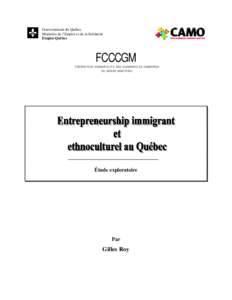 Gouvernement du Québec Ministère de l’Emploi et de la Solidarité Emploi-Québec FCCCGM