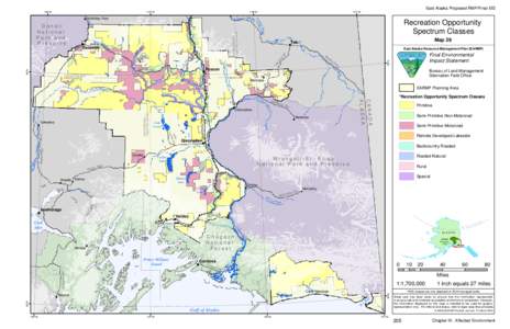 East Alaska Proposed RMP/Final EIS 150°W 147°W  144°W