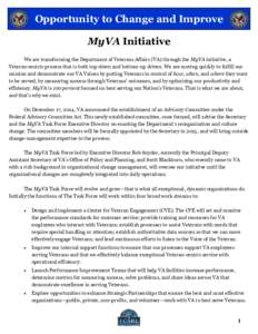 United States Department of Veterans Affairs / Health in the United States / United States federal executive departments / Robert A. McDonald / Government / Aftermath of war / Veterans Health Administration / United States Merit Systems Protection Board