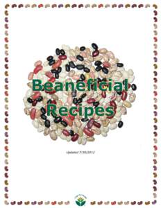 Updated[removed]  Contents Black Bean and Orange Salsa ........................................................................................................... 4 Cannellini Bean Dip .................................