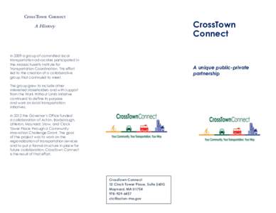 CrossTown Connect  CrossTown Connect  A History