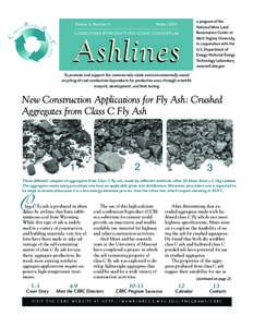 a program of the Winter 2005 Ashlines/Winter 2005 National Mine Land Reclamation Center at