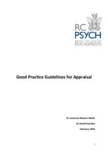 Decision theory / Medical education in the United Kingdom / Revalidation / Clinical governance / General Medical Council / Appraiser / Evidence-based medicine / Economic appraisal / Evaluation / Medicine / Health / Real estate