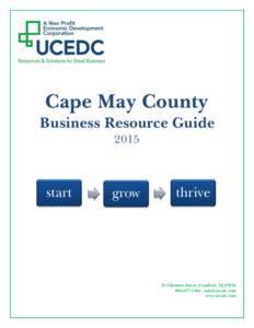 Cape May County Business Resource Guide 2015 start