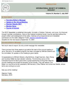 ISCE Newletter Vol_24_2  NEWSLETTER