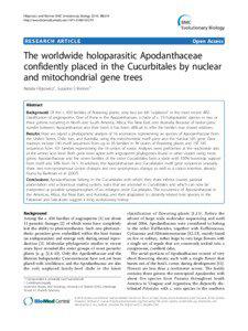 Parasitic plants / Angiosperms / Rafflesiaceae / Rosids / Pilostyles / Apodanthaceae / Cucurbitales / APG III system / Rosales / Biology / Botany / Plant taxonomy