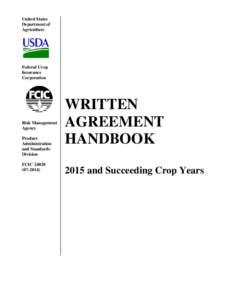 Written Agreement Handbook