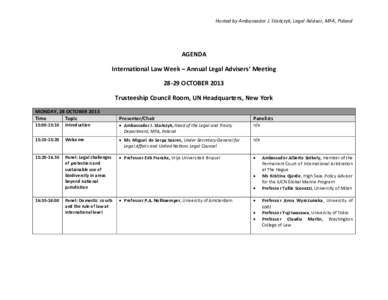 Microsoft Word - Legal Advisers Meeting -  Agenda final.doc