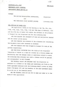 Copyright Tribunal Decision (PRT 24/71)