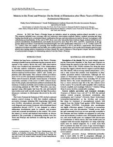 Am. J. Trop. Med. Hyg., 80(1), 2009, pp. 133–140 Copyright © 2009 by The American Society of Tropical Medicine and Hygiene Malaria in São Tomé and Principe: On the Brink of Elimination after Three Years of Effective