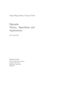 Directed acyclic graph / Graph / Shortest path problem / Induced path / Directed graph / Conjectures / Line graph / Cycle rank / Graph theory / Theoretical computer science / Hamiltonian path