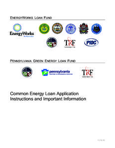 Microsoft Word - Common Energy Loan Application Instructions and Important Information[removed]docx