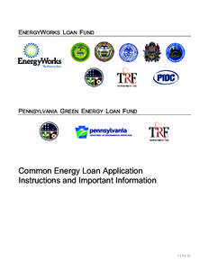 Sustainable energy / Loan origination / Energy in the United States / United States Department of Energy / Construction loan