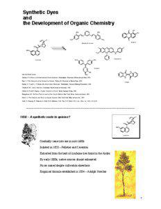 Dihydroxyanthraquinones / Aniline / Dyes / Alizarin / Mauveine / 1 / 2 / 4-Trihydroxyanthraquinone / Heinrich Caro / Fuchsine / IG Farben / Chemistry / Phenols / Anthraquinone dyes