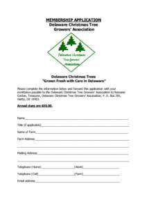 DCTGA MEMBERSHIP APPLICATION