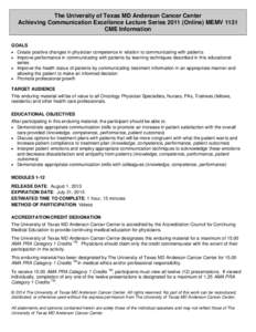 Microsoft Word - MEMV 1131 CME Information Sheet.doc