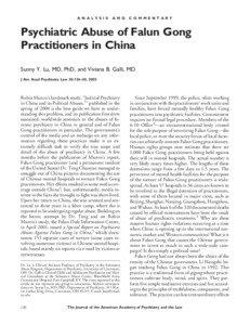 Spirituality / 6-10 Office / Medicine / Li Hongzhi / Jiang Zemin / Falun / Robin Munro / Falun Gong outside mainland China / Abraham Halpern / Falun Gong / Religion / Persecution of Falun Gong