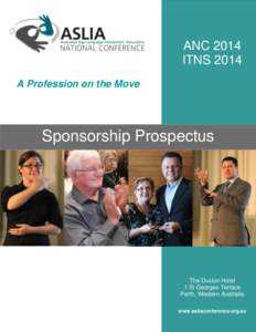 ANC 2014 ITNS 2014 A Profession on the Move Sponsorship Prospectus