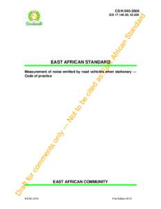 Microsoft Word - CD-K[removed], Stationary vehicle noise emission