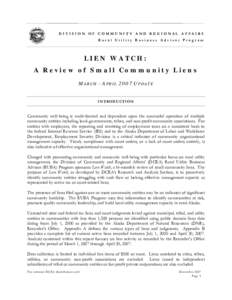 Microsoft Word - Lien Watch Mar-Apr 2007.doc