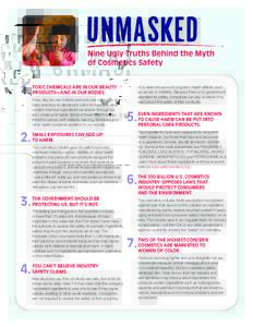 UNMASKED Nine Ugly Truths Behind the Myth of Cosmetics Safety 1.