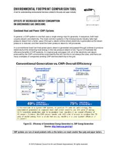 Environmental Footprint Comparison Tool - Effects of Decreased Energy Consumption