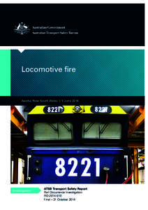 Locomotive fire  Insert document title Awaba, South Wales | 5 June 2014 LocationNew