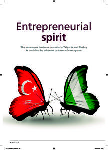 Entrepreneurial spirit The enormous business potential of Nigeria and Turkey is muddied by inherent cultures of corruption  14 M a r c h