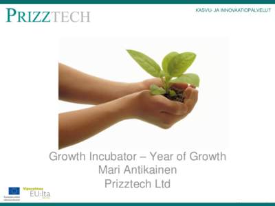 KASVU- JA INNOVAATIOPALVELUT  Growth Incubator – Year of Growth Mari Antikainen Prizztech Ltd