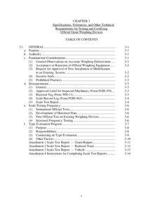 CHAPTER 3 Specifications, Tolerances, and Other Technical Requirements for Testing and Certifying