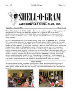 Page 1 of 5  September_- October 2010 The Shell-O-Gram