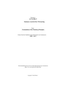 International criminal law / Law / Crimes against humanity / International Law Commission / League of Nations / Public international law / War of aggression / Canadian Charter of Rights and Freedoms / International Military Tribunal for the Far East / Crime of aggression / International law / Criminal law