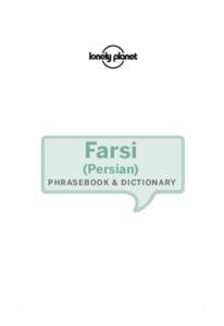 Farsi  (Persian) PHRASEBOOK & DICTIONARY  0-title-imprint-pb-far3.indd 1