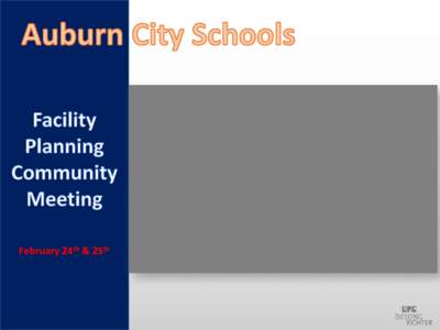 February 24th & 25th  Community Dialogue Monday, February 24, 2014 – Pick Elementary School Agenda 6:00 – 8:00 PM