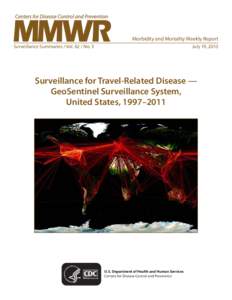 Morbidity and Mortality Weekly Report Surveillance Summaries / Vol[removed]No. 3 July 19, 2013  Surveillance for Travel-Related Disease —