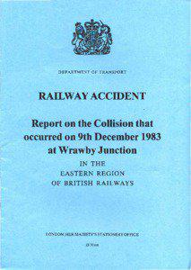 RAILWAY ~NSPECTORATE DEPARTMENTOFTRANSPORT