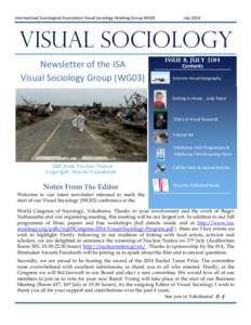 Microsoft Word - Vis Soc Newsletter July 2014 Circulated.docx