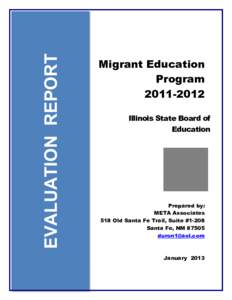 Evaluation of the[removed]Migrant Program