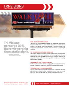 Communication design / Graphic design / Trivision / Out-of-home advertising / Vision / Marketing / Visual arts / Billboards / Advertising / Design