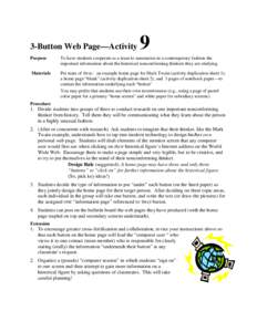 3-Button Web Page—Activity 9