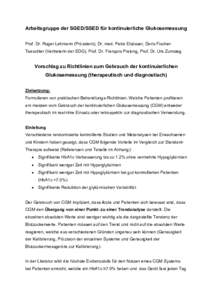 Microsoft Word - Richtlinien CGMS der SGED SSED 2013 finale Versiondocx